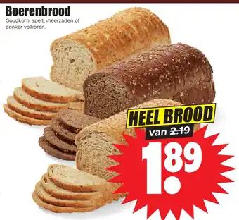 Dirk Boerenbrood HEEL BROOD aanbieding