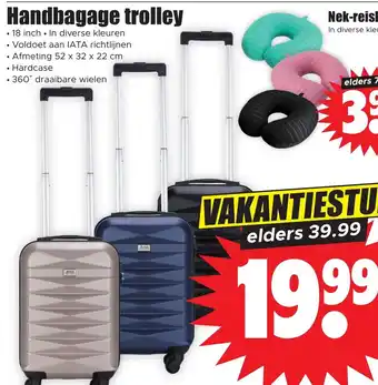 Dirk Handbagage trolley aanbieding