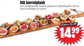 Dirk XXL borrelplank aanbieding