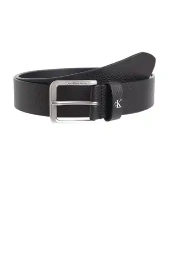 Wehkamp Calvin klein leren riem zwart aanbieding