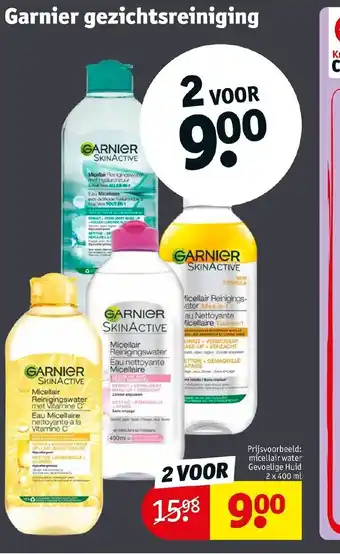 Kruidvat Garnier gezichtsreiniging aanbieding