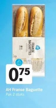 Albert Heijn Ah franse baguette aanbieding