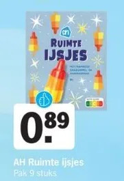 Albert Heijn Ah ruimte ijsjes aanbieding