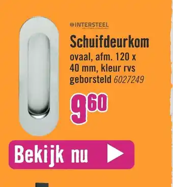 Hornbach Schuifdeurkom 120 x 40 mm 6027249 aanbieding