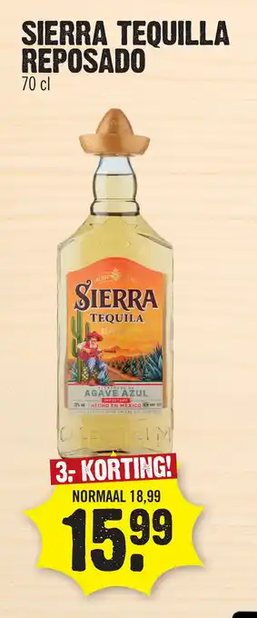 Super Dirck 3 Sierra tequilla reposado aanbieding