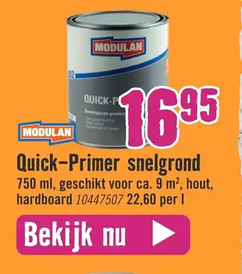 Hornbach Quick-Primer Snelgrond 1 Liter 10447507 aanbieding