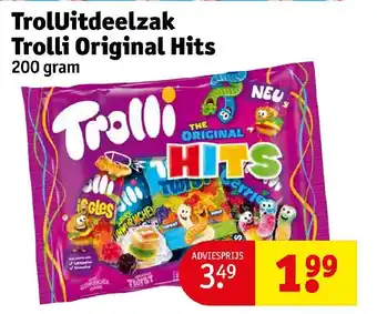 Kruidvat TrolUitdeelzak Trolli Original Hits aanbieding