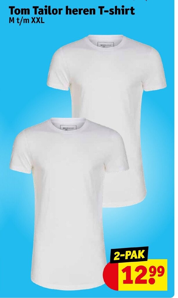 Tom Tailor heren T shirt aanbieding bij Kruidvat