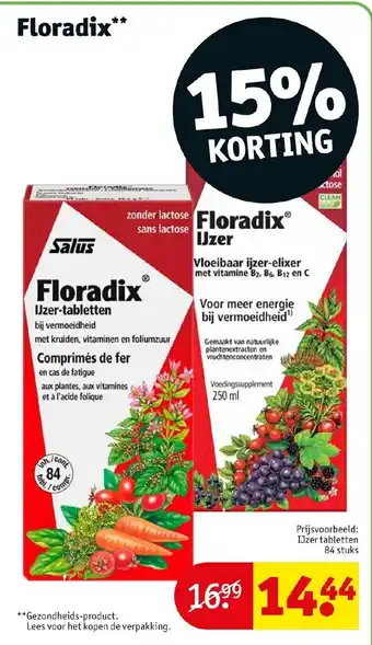 Kruidvat IJzer tabletten aanbieding