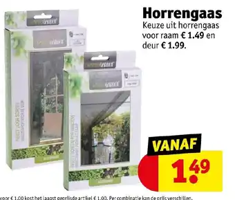 Kruidvat Horrengaas aanbieding