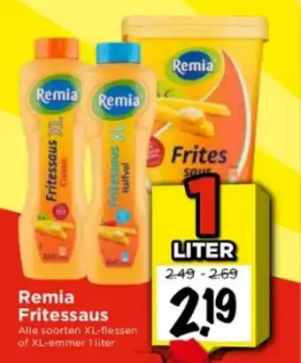 Vomar Voordeelmarkt Remia Fritessaus aanbieding