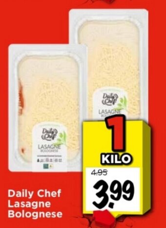 Vomar Voordeelmarkt Daily Chef Lasagne Bolognese aanbieding