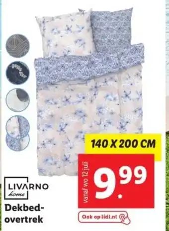 Lidl LIVARNO home Dekbed- overtrek aanbieding