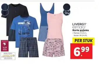 Lidl LIVERGY esmara Korte pyjama aanbieding