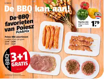 Poiesz BBQ assortiment aanbieding