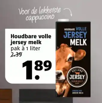 Poiesz Houdbare volle jersey melk aanbieding