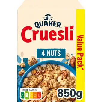 Albert Heijn Quaker cruesli 4 nuts aanbieding