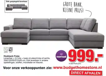 Budget Home Store Hoekbank Freija aanbieding