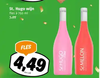 Poiesz St. Hugo wijn fles à 750 ml aanbieding