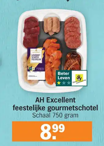 Albert Heijn AH Excellent feestelijke gourmetschotel 750 gram aanbieding