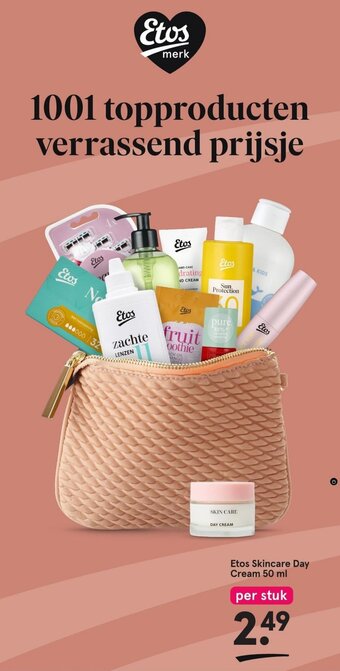 Etos Skincare day cream 50 ml aanbieding