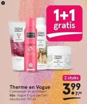 Etos Vogue enjoy parfum deodorant 150 ml aanbieding