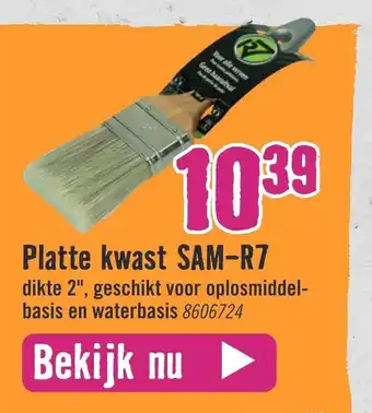 Hornbach Platte Kwast SAM-R7 8606724 aanbieding