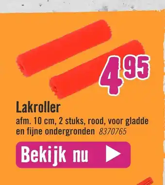 Hornbach Lakroller 10 cm 2 stuks 8370765 aanbieding