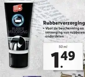 Lidl Rubberverzorging voor de bescherming en verzorging van rubberen onderdelen s aanbieding