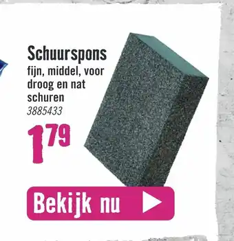 Hornbach Schuurspons 3885433 aanbieding