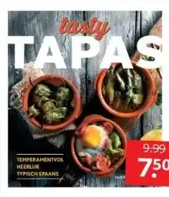 Boekenvoordeel Tasty tapas aanbieding