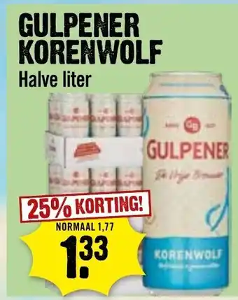 Dirck 3 GULPENER KORENWOLF Halve liter aanbieding