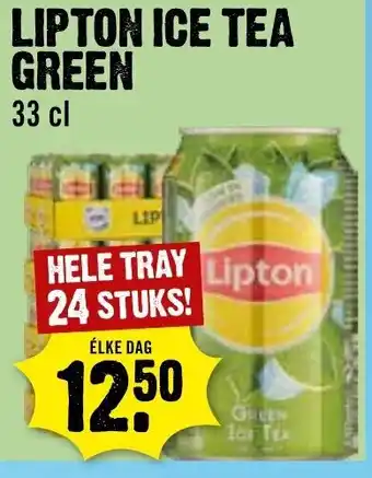 Dirck 3 LIPTON ICE TEA GREEN 33Cl hele tray aanbieding