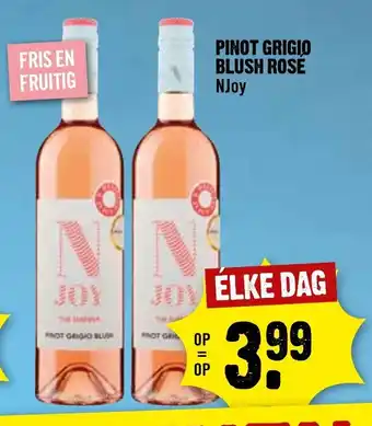 Dirck 3 PINOT GRIGIO BLUSH ROSE NJoy aanbieding