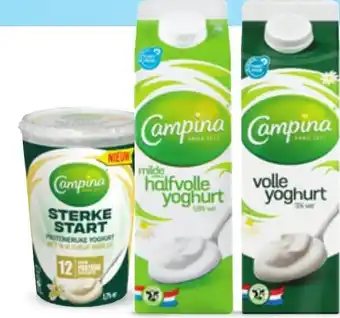 Albert Heijn Alle Campina yoghurt* *M.u.v. 1 kilo ( 3 STUKS ) aanbieding