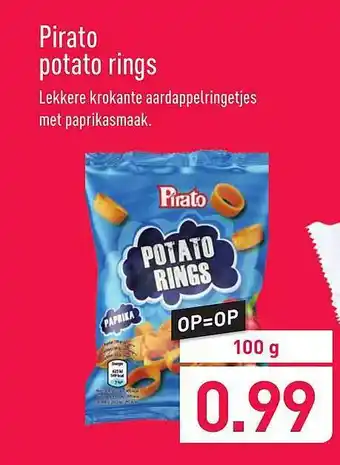 ALDI Pirato potato rings aanbieding