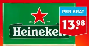 Hoogvliet Heineken per krat aanbieding