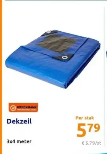 Action Dekzeil 3x4 meter aanbieding