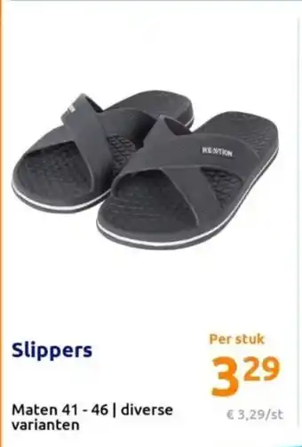 Action Slippers Maten 41-46 | diverse varianten aanbieding