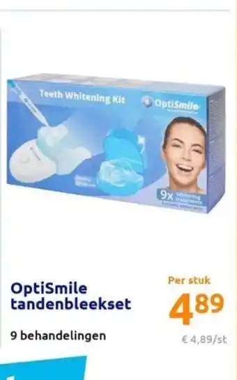 Action OptiSmile tandenbleekset 9 behandelingen aanbieding