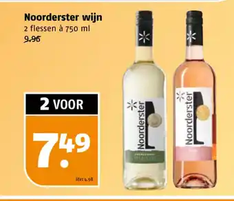 Poiesz Noorderster wijn 2 flessen à 750 ml aanbieding