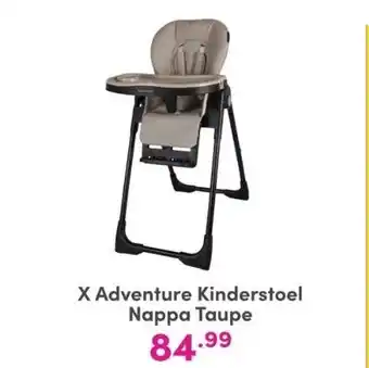 Baby & Tiener X adventure kinderstoel nappa taupe aanbieding