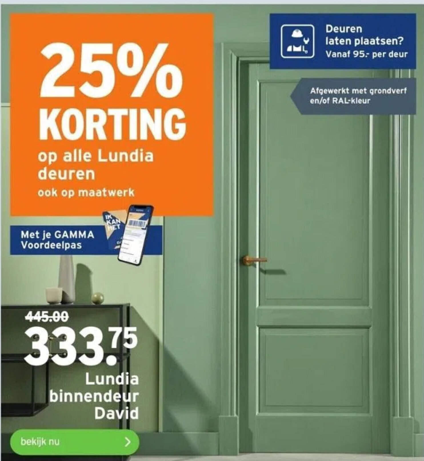 Lundia binnendeur David aanbieding bij GAMMA