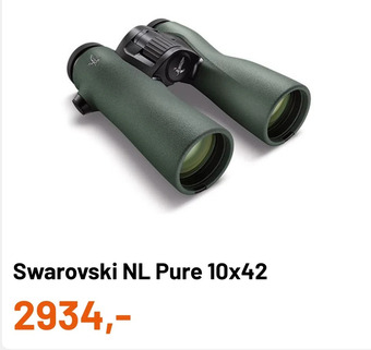 Kamera Express Swarovski nl pure 10x42 aanbieding
