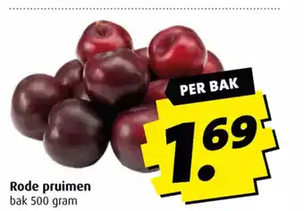 Boni Rode pruimen bak 500 gram aanbieding