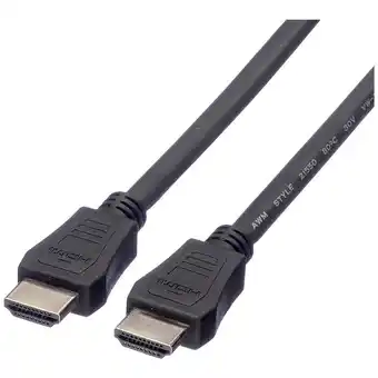 Conrad Value hdmi aansluitkabel hdmi-a stekker 3.00 m zwart 11.99.5733 afgeschermd hdmi-kabel aanbieding