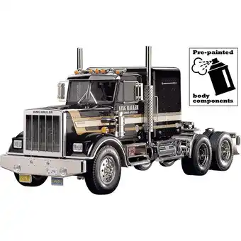 Conrad Tamiya 56336 king hauler black edition 1:14 elektro rc truck bouwpakket gelakt aanbieding