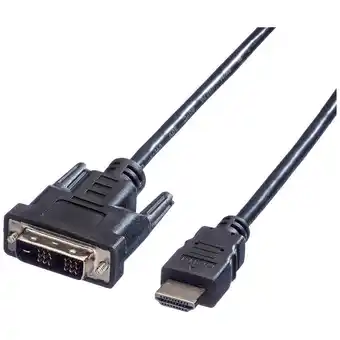 Conrad Value dvi / hdmi aansluitkabel dvi-d 18+1-polige stekker, hdmi-a stekker 1.50 m zwart 11.99.5516 afgeschermd, stekker past op aanbieding