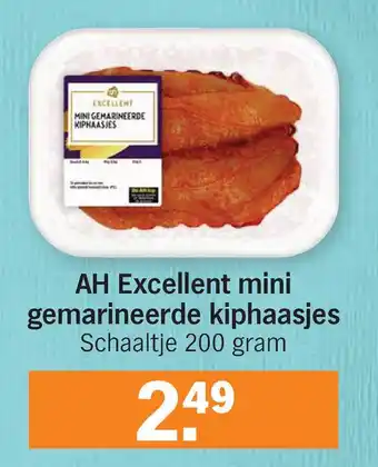 Albert Heijn AH Excellent mini gemarineerde kiphaasjes 200 gram aanbieding