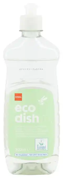 HEMA Hema eco afwasmiddel geconcentreerd - 500 ml aanbieding